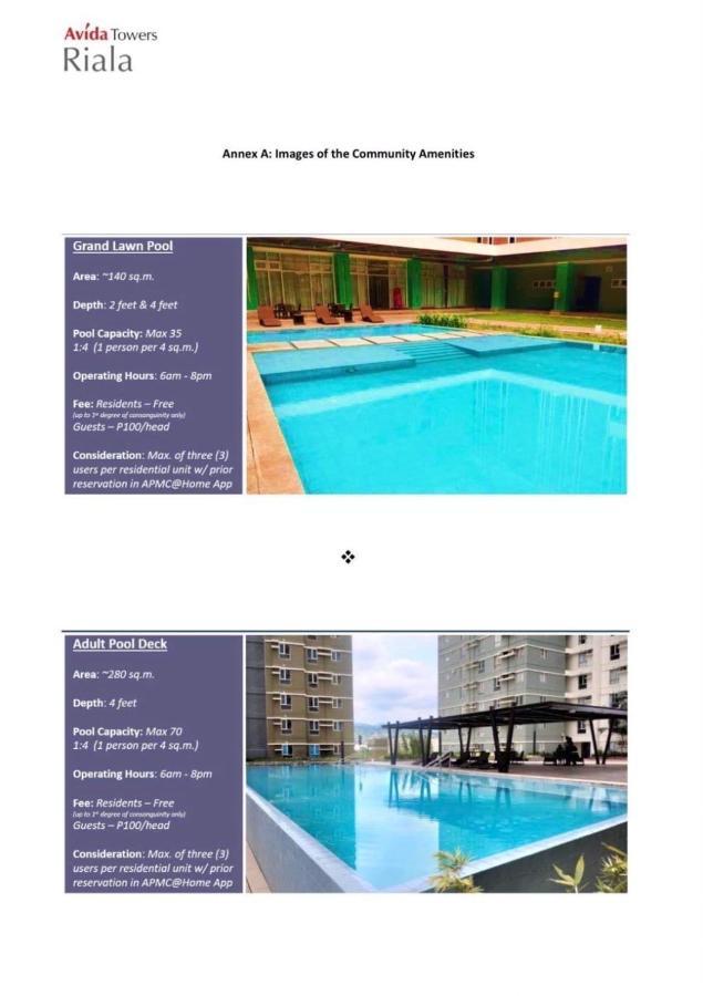 Avida-Riala Tower 2, 3 New & Stylish Studio & 1Br Condo セブ市 エクステリア 写真